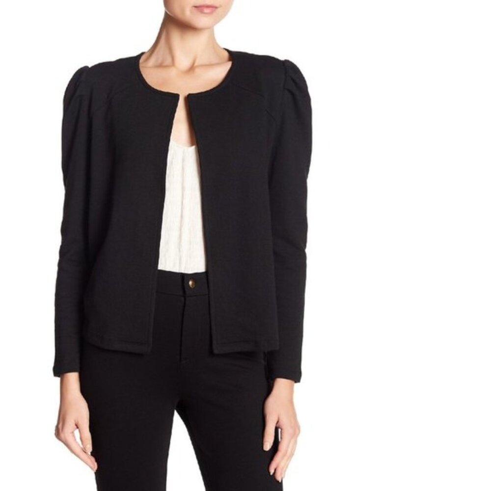 14TH & Union Cropped Puff Shoulder Jacket